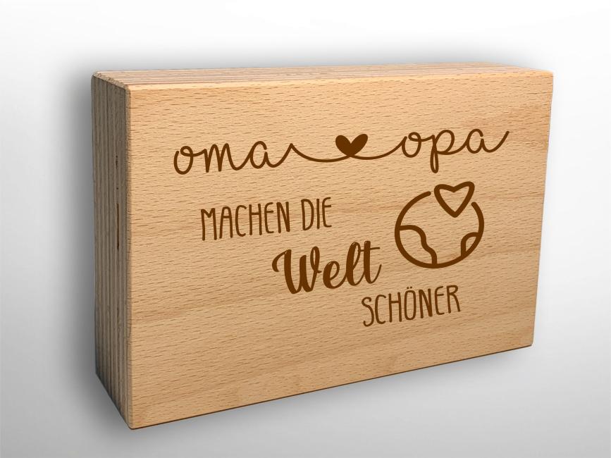 Oma und Opa machen die Welt schöner